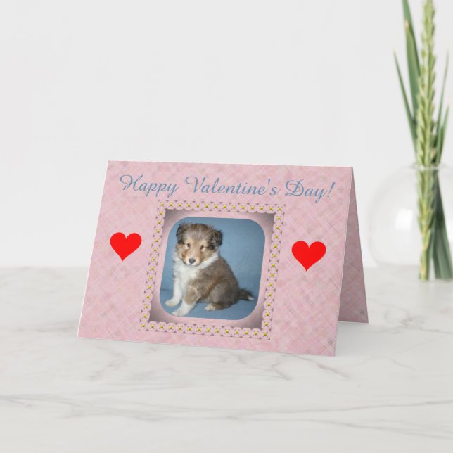 Carte de la Saint-Valentin Chien de Chien de Chien (Devant)