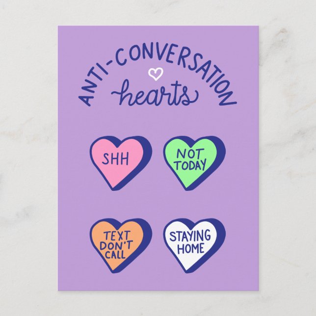 Carte de la Saint Valentin contre le coeur de la c (Devant)