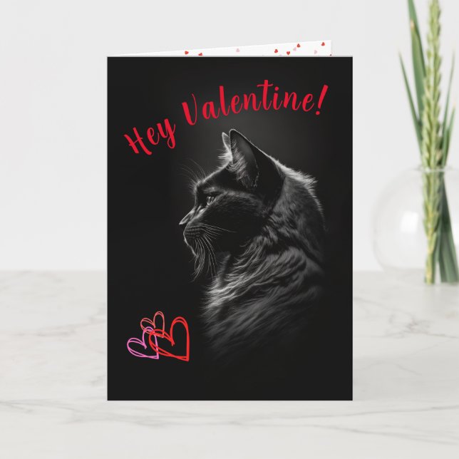 Carte de la Saint-Valentin de Chat Noir pour n'imp (Devant)