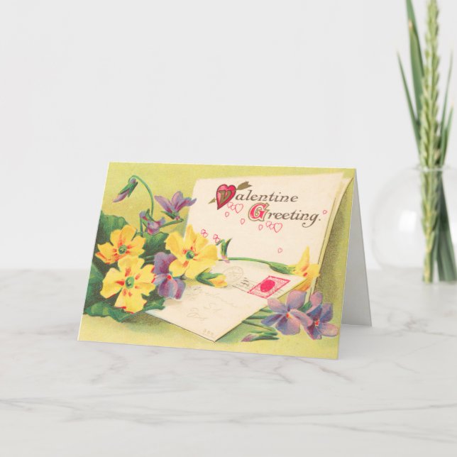 Carte de la Saint Valentin de Florence Retro (Devant)