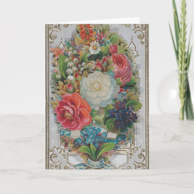 Carte de la Saint-Valentin de l'ère victorienne, B (Devant)