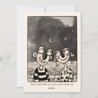 Carte de la Saint-Valentin dessinée à la main pour