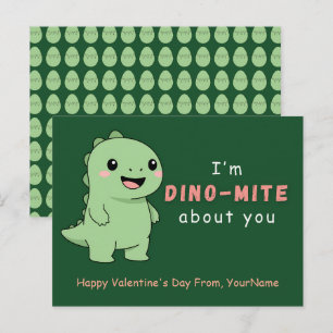 Carte de la Saint-Valentin Dinosaure Mignon – Je s