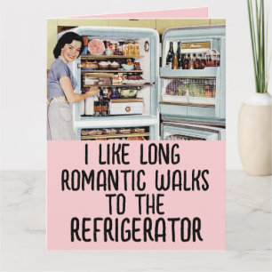 CARTE DE LA SAINT-VALENTIN DRÔLE FEMME RÉTRO