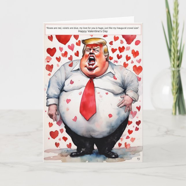 Carte de la Saint-Valentin Drumpf (Devant)