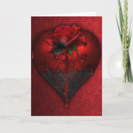 Carte de la Saint-Valentin gothique
