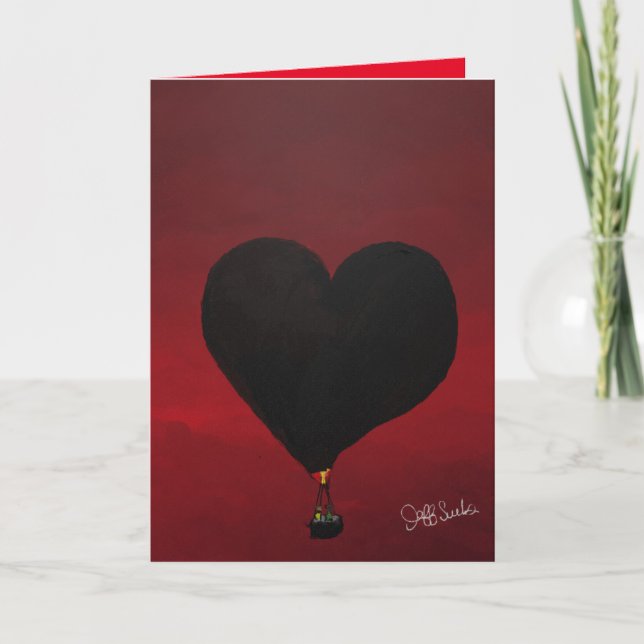 Carte de la Saint-Valentin inspirée de Mercredi Ad (Devant)