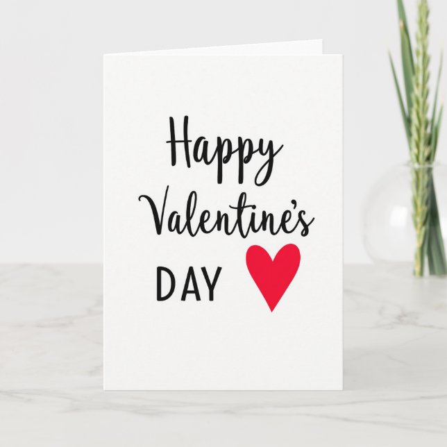 Carte de la Saint-Valentin Joyeuse (Devant)