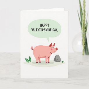Carte de la Saint-Valentin Joyeuse et Drôle de Coc