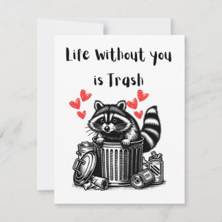 Carte de la Saint-Valentin « La vie sans toi est u
