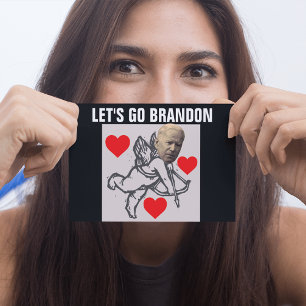 CARTE DE LA SAINT-VALENTIN LET'S GO BRANDON JOE BI