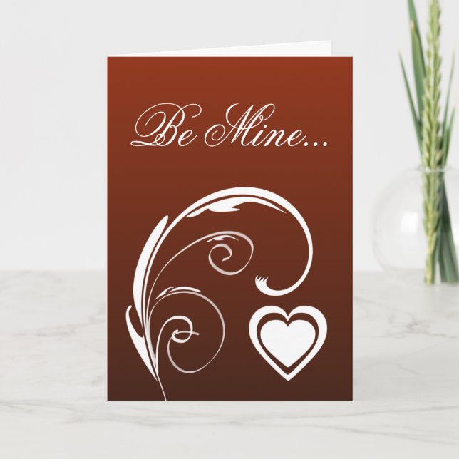 Carte de la Saint-Valentin Ma chérie (Devant)