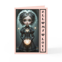 Carte de la Saint-Valentin mignonne et personnalis