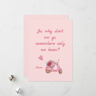 Carte de la Saint-Valentin | Moto d'évasion