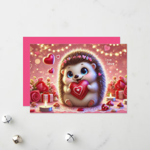 Carte de la Saint-Valentin personnalisée adorable 
