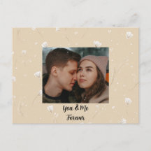 Carte de la Saint-Valentin personnalisée avec phot