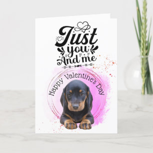 Carte de la Saint-Valentin personnalisée pour Dach
