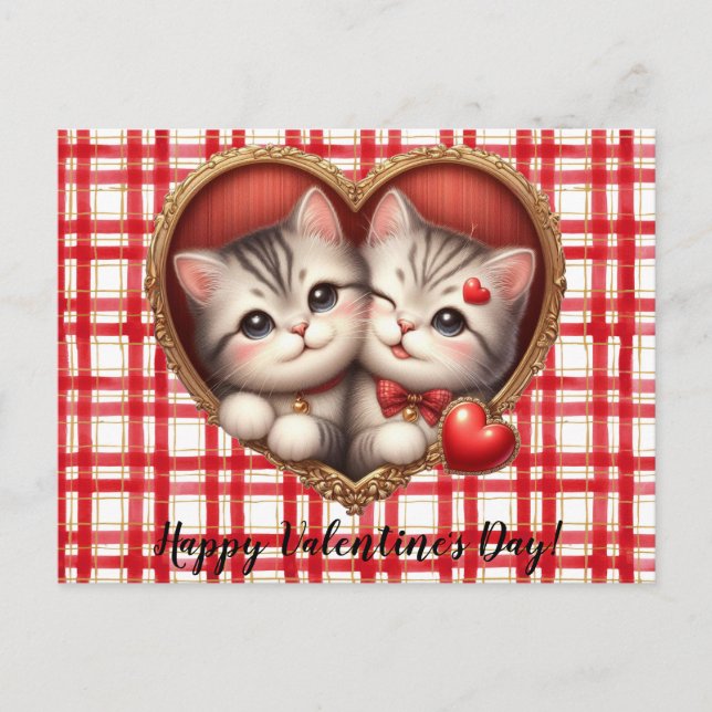 Carte de la Saint-Valentin pour chat (Devant)