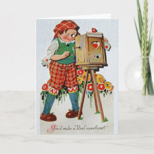 Carte de la Saint Valentin pour cinéaste de l'Homm