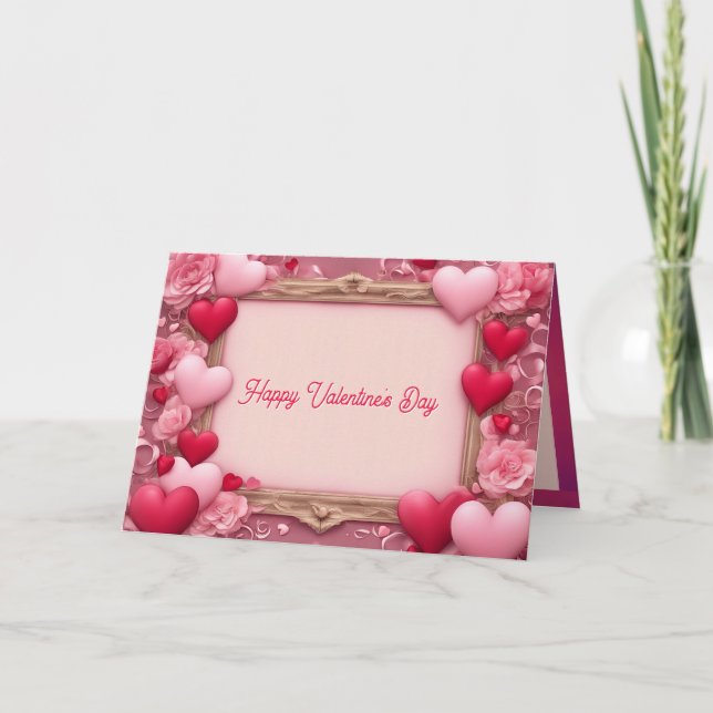 Carte de la Saint-Valentin pour la petite amie la  (Devant)