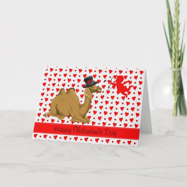 Carte de la Saint-Valentin pour le chameau de la J (Devant)