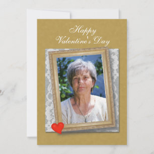 Carte de la Saint-Valentin pour maman avec photo e