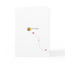 Carte de la Saint-Valentin pour punir Kawaii Bee