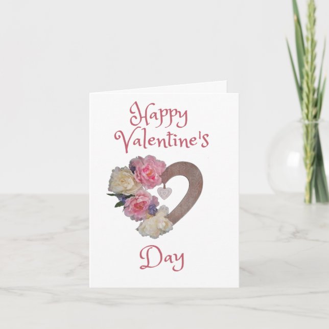 Carte de la Saint-Valentin pour votre bien-aimé(e) (Devant)