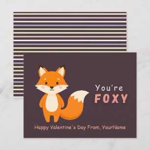 Carte de la Saint-Valentin Renard Mignon – Vous êt