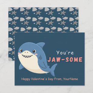 Carte de la Saint-Valentin Requin Mignon – T’es tr
