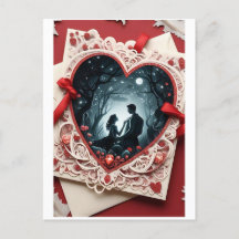 Carte de la Saint-Valentin romantique - Conception