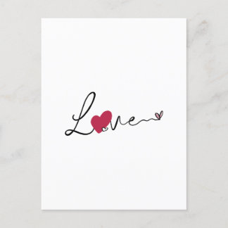 Carte de la Saint-Valentin Simple Amour