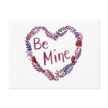 Carte de la Saint-Valentin Sois Mienne
