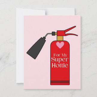 Carte de la Saint-Valentin Super Hottie