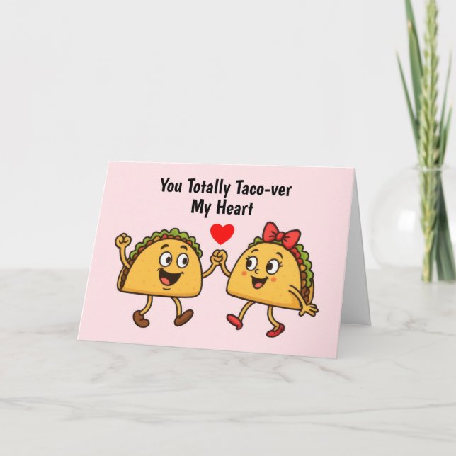 Carte de la Saint-Valentin Tacos (Devant)