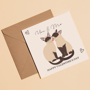 Carte de la Saint-Valentin « Toi et moi, amis féli