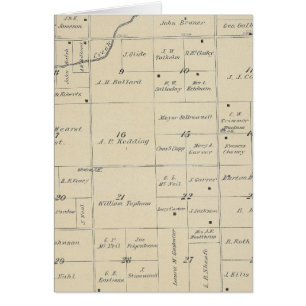 Carte de la section du comté de Tulare T23S R26E