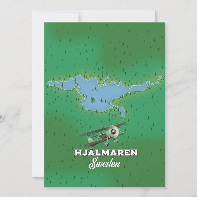 Carte de la Suède Hjälmaren (Devant)