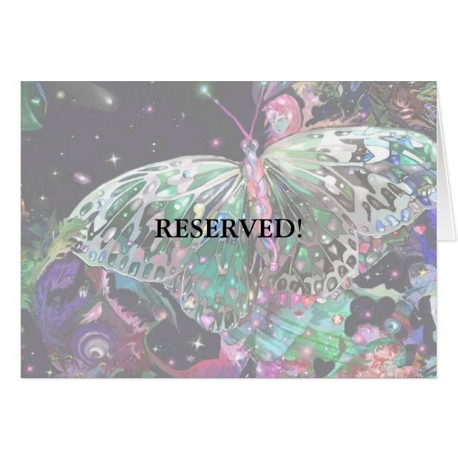 Carte de la table des papillons ascendante! (Devant Horizontal)