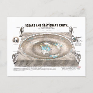 Carte de la Terre plate