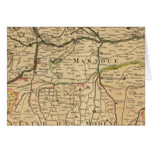 Carte de la vallée de la rivière Po