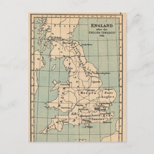 Carte de la vieille Angleterre (Devant)