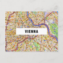 CARTE DE LA VILLE CARTES POSTALES ♥ Vienne