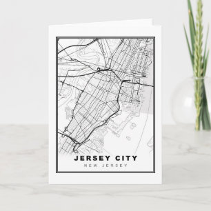 Carte de la ville de Jersey
