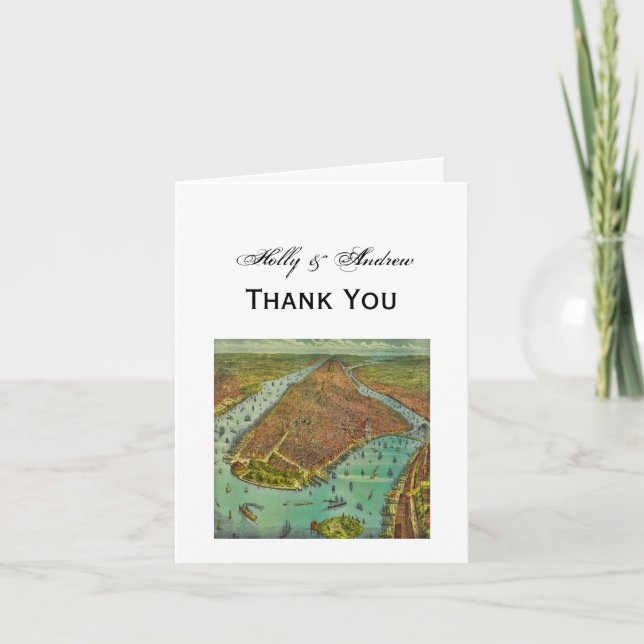 Carte de la ville de New York antique, do-it-yours (Devant)