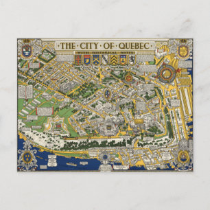 Carte de la ville de Québec