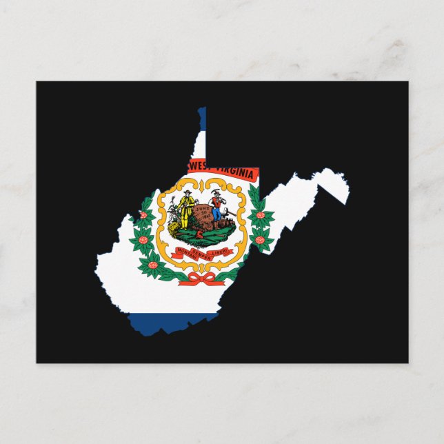 CARTE DE LA VIRGINIE DE L'OUEST (Devant)