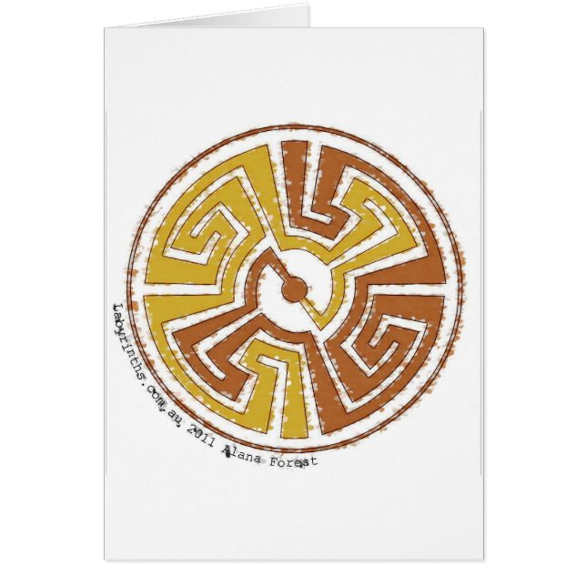 carte de labyrinthe (Devant)