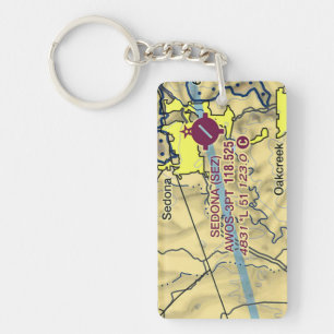 Carte de l'aéroport de Sedona / diagramme de taxi