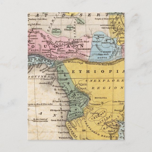 Carte de l'Afrique (Devant)